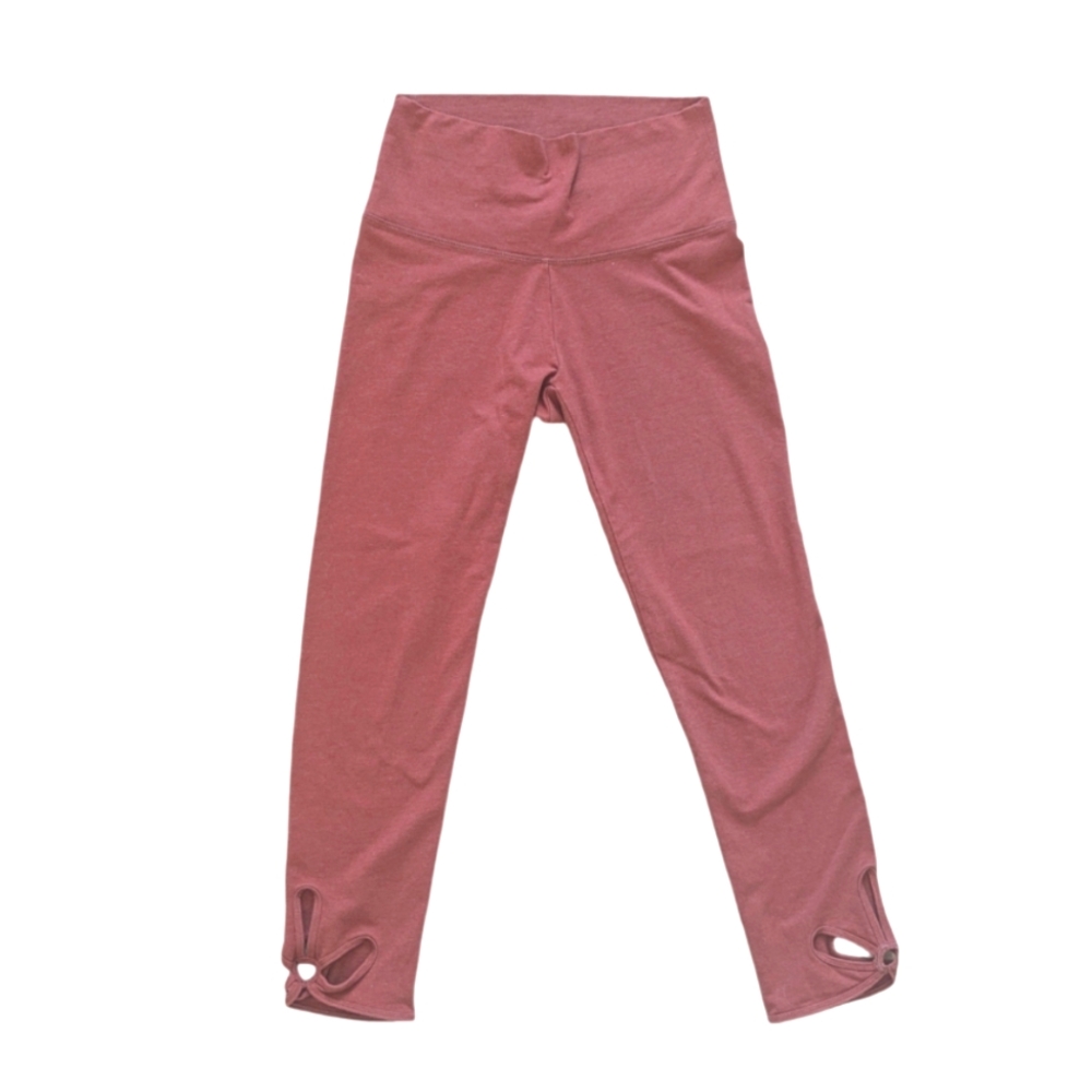 aerie Chill. Play. Move. Crop Leggings in Terracotta Mauve - Size M